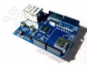 Ethernet/LAN netwerk shield W5100 SD-card reader voor Arduino